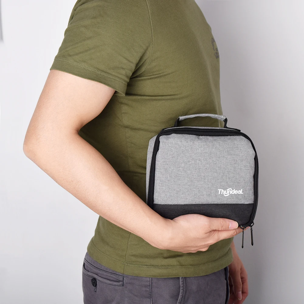 

ThundeaL Portable DLP Projector Bag Mini DLP C6 P09 P10 R19 R15 Projector Hard Carrying Case Protective Travel Carry Soft Pouch