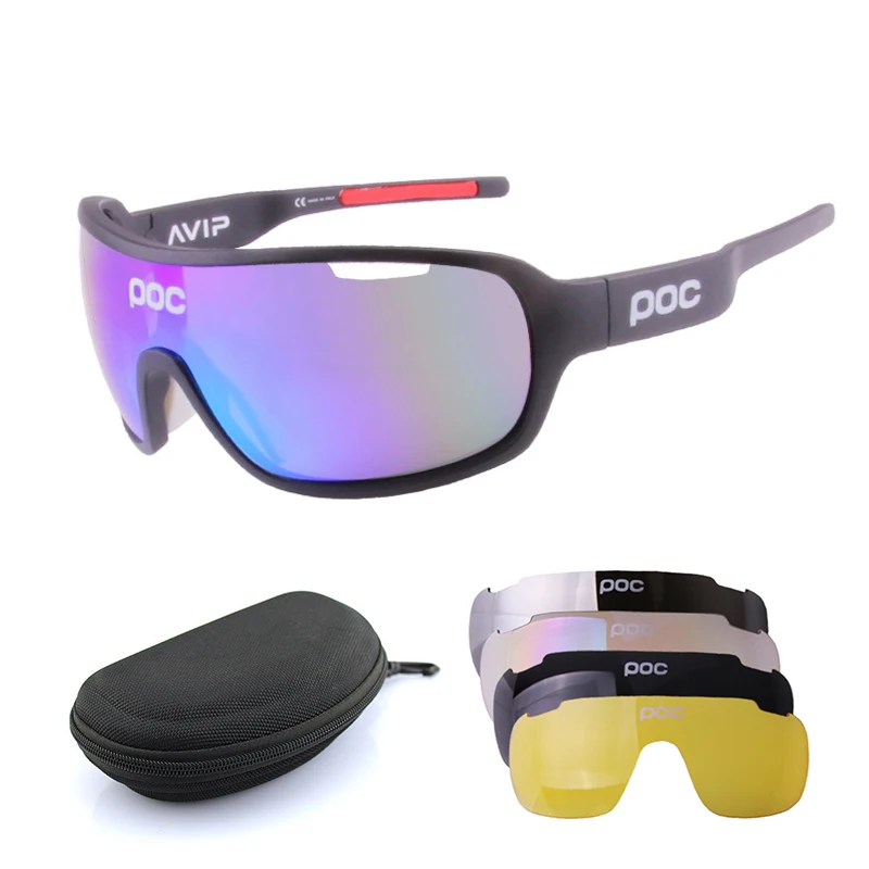 Псу 5 линз Велоспорт очки поляризованные для езды на велосипеде солнцезащитные