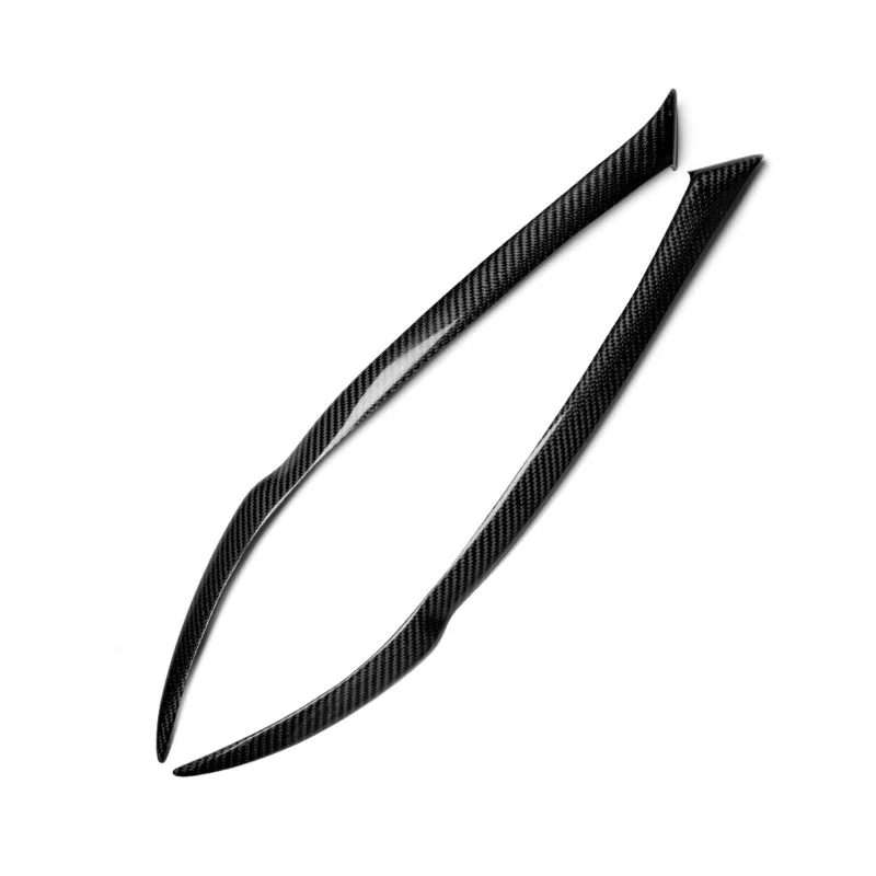

Fit For Honda Stream 2006-2008 carbon fiber headlight eyebrows eyelashes car accessories