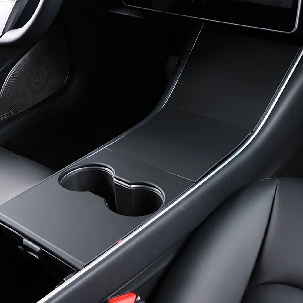 Центральный подстаканник панель консоли ABS крышка отделка для Tesla Model 3 Y