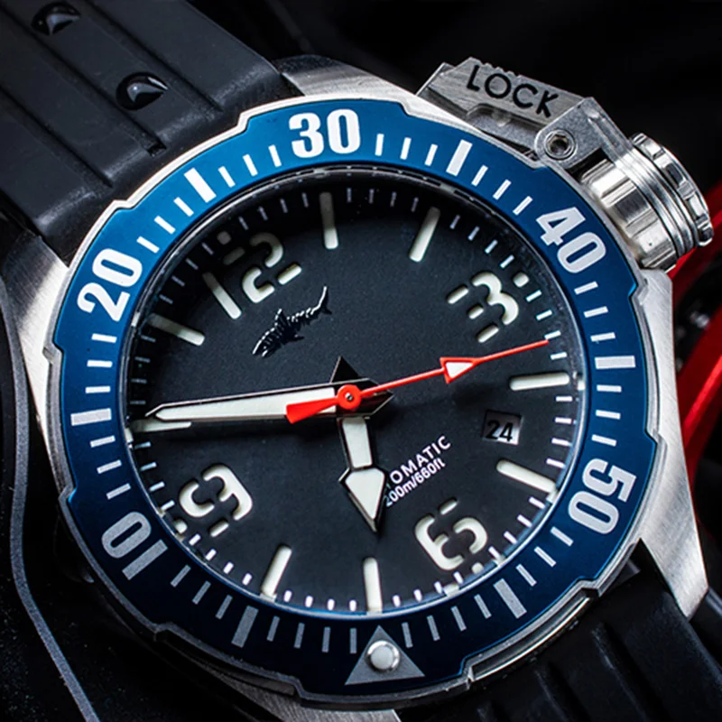 Мужские наручные часы мужские спортивные HEIMDALLR для дайвинга автоматические