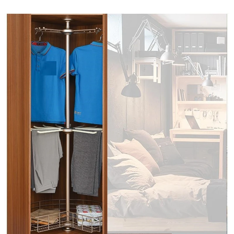 

Para Roupa Organizer Shelf Kledinghangers Coat Perchero Porte Manteau Clothes Clothing Rack Stand Cabinet Wardrobe Basket