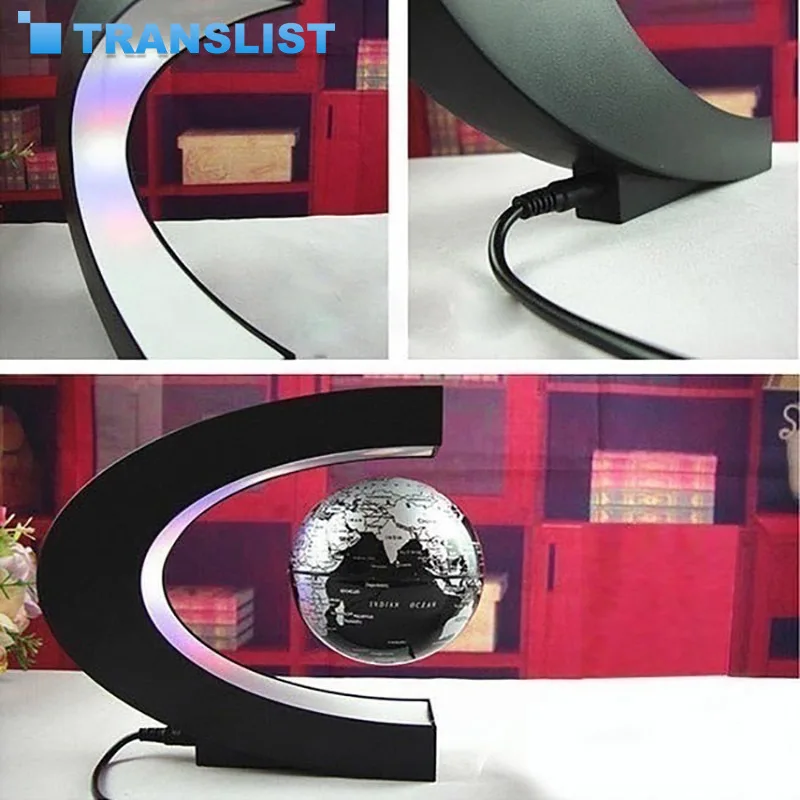 

Floating Magnetic Levitation Globe LED World Map Electronic Antigravity Lamp Novelty Ball Light Home Decoration Birthday Gifts
