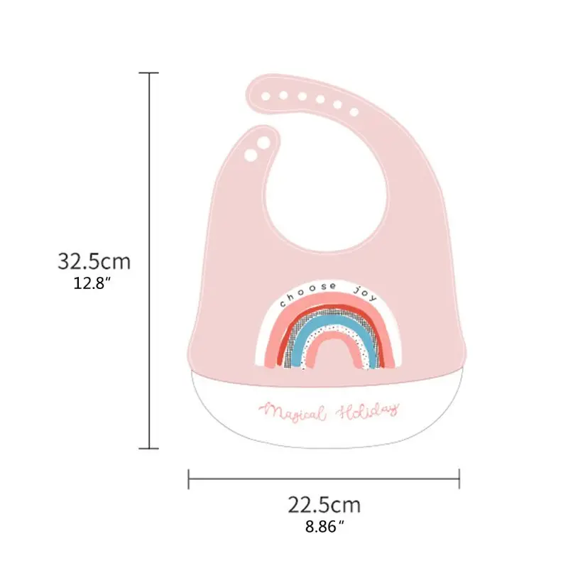 

1pcs Baby Stuff Waterproof Silicone Bib Feeding Baby Newborn Cartoon Aprons Adjustable Baby Bibs Cloths Bandana Bibs