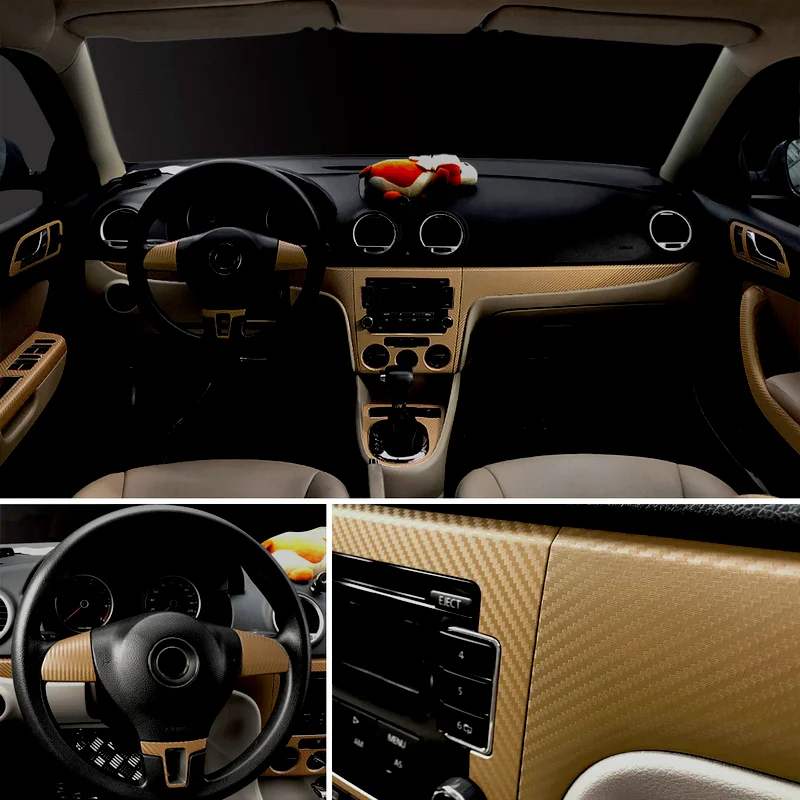 3d наклейки из углеродного волокна для автомобиля 30 см x 127 см|Наклейки на