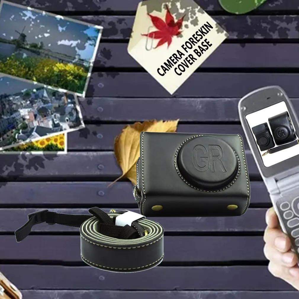 Pu Leather Camera Bag Case Cover Pouch For Ricoh Gr Grii Ocotex Protection Durable Portable Accessories | Электроника