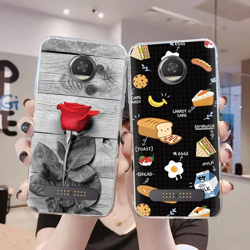 Модный дизайн для мужчин чехол телефона MOTO Z2 Play новый мягкий ТПУ Прямая поставка