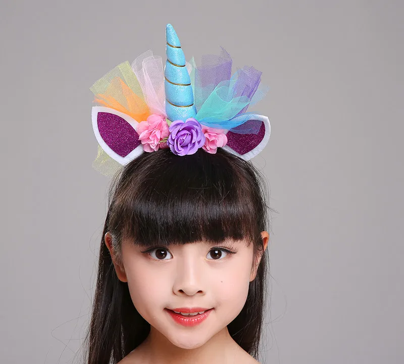 

POSH DREAM Unicorn Rainbow Dress for Christmas Princess Children Birthday Party Dress Fluffy Kids Girls Tutu Dresses Clothes