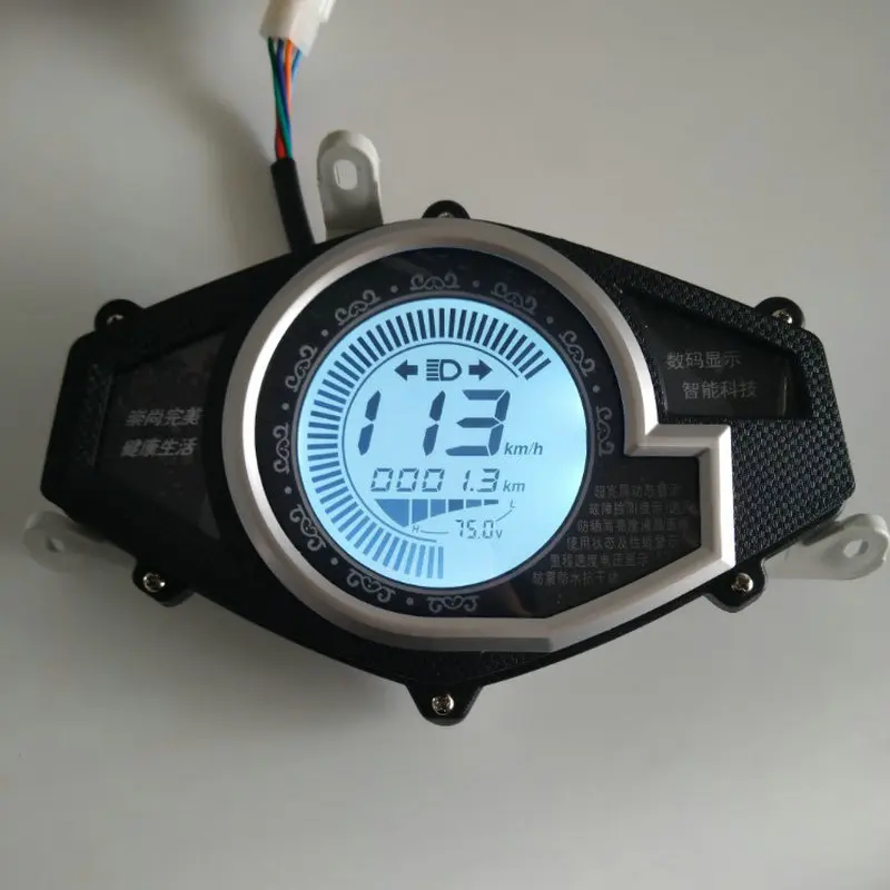 Скорость ometer Электрический велосипед Скутер ЖК дисплей Дисплей 48v60v72v84v96v с