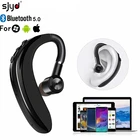 Беспроводные Bluetooth-наушники S109 с одним ушным крючком, деловые стереонаушники, гарнитура для режима свободные руки, спортивные наушники-вкладыши с микрофоном