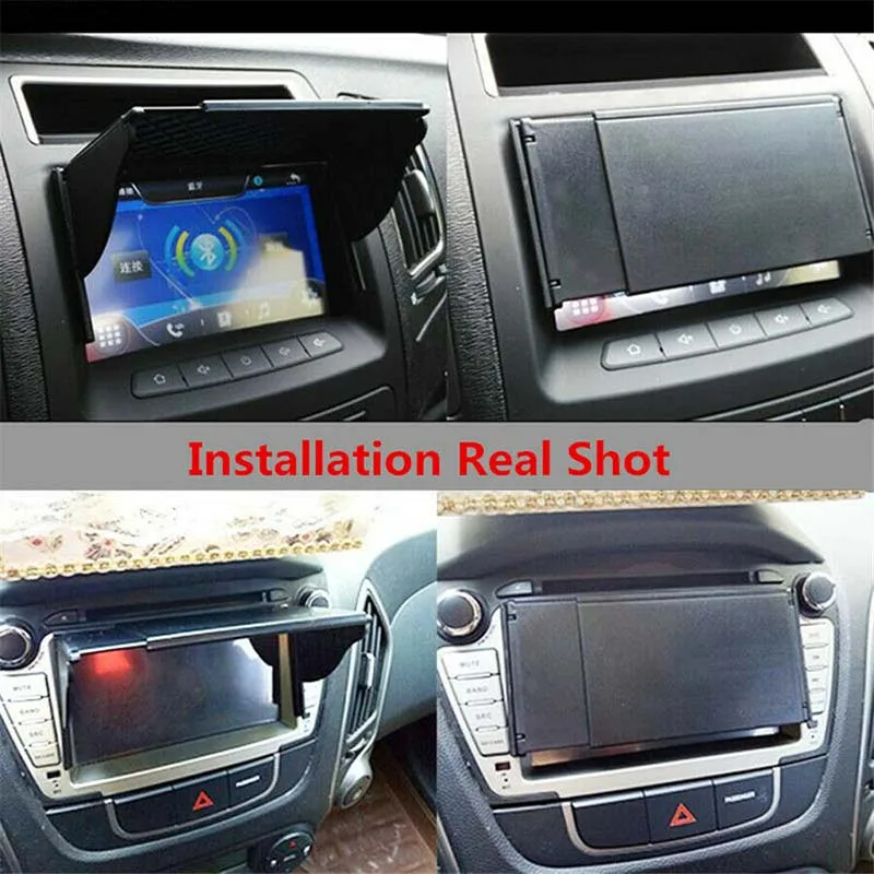 

6\\\"-10\\\" Car Navigator Sun Shade GPS Visor Sunshade ABS Adjustable Anti-Glare