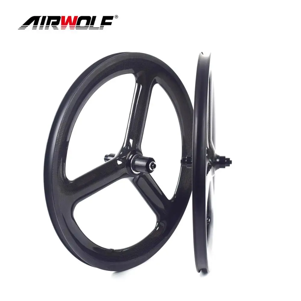 Полный карбоновое трех спицевое 3 Spoke углеродное колесо 45 мм высота 25 Ширина довод