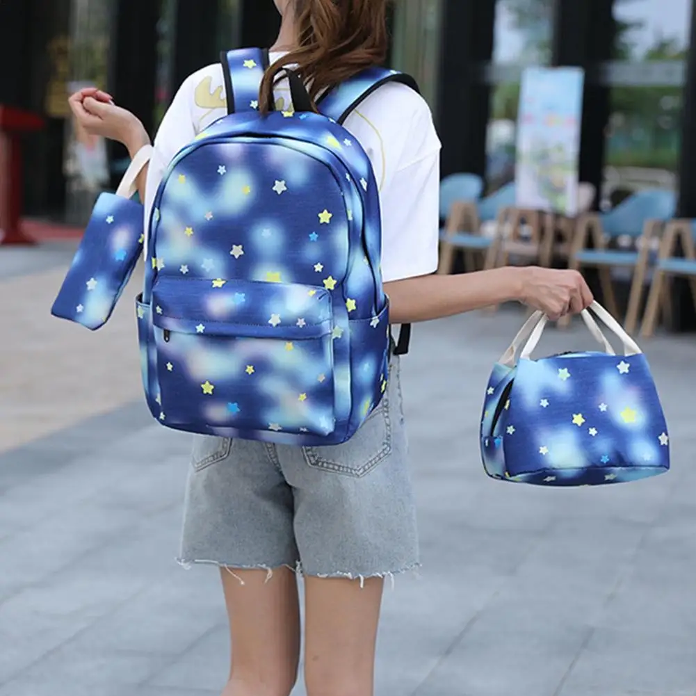 Комплект детских школьных сумок для девочек, рюкзак для начальной школы, сумка для книг принцессы для подростков, 3 шт.