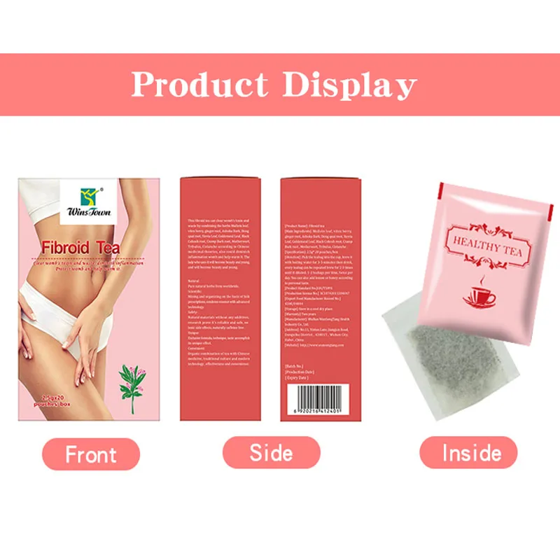 40 шт./2 упаковки травяные женские Fibroid Чай естественное решение для фибромиома