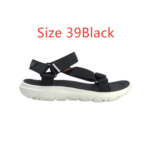 Size 39Black Xiaomi Mijia FREETIE/волшебные сандалии с изогнутым ремешком; нескользящие износостойкие сандалии с пряжкой; подходит для весны и лета 0 - Цвет: Size 39Black