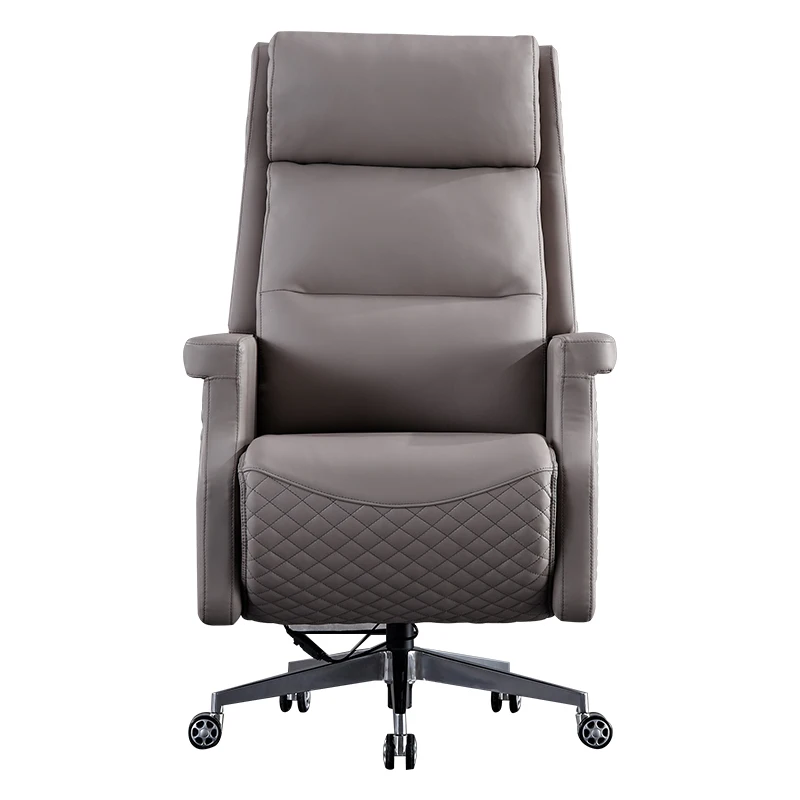 Высококачественное офисное кресло Boss из натуральной кожи удобное откидное |