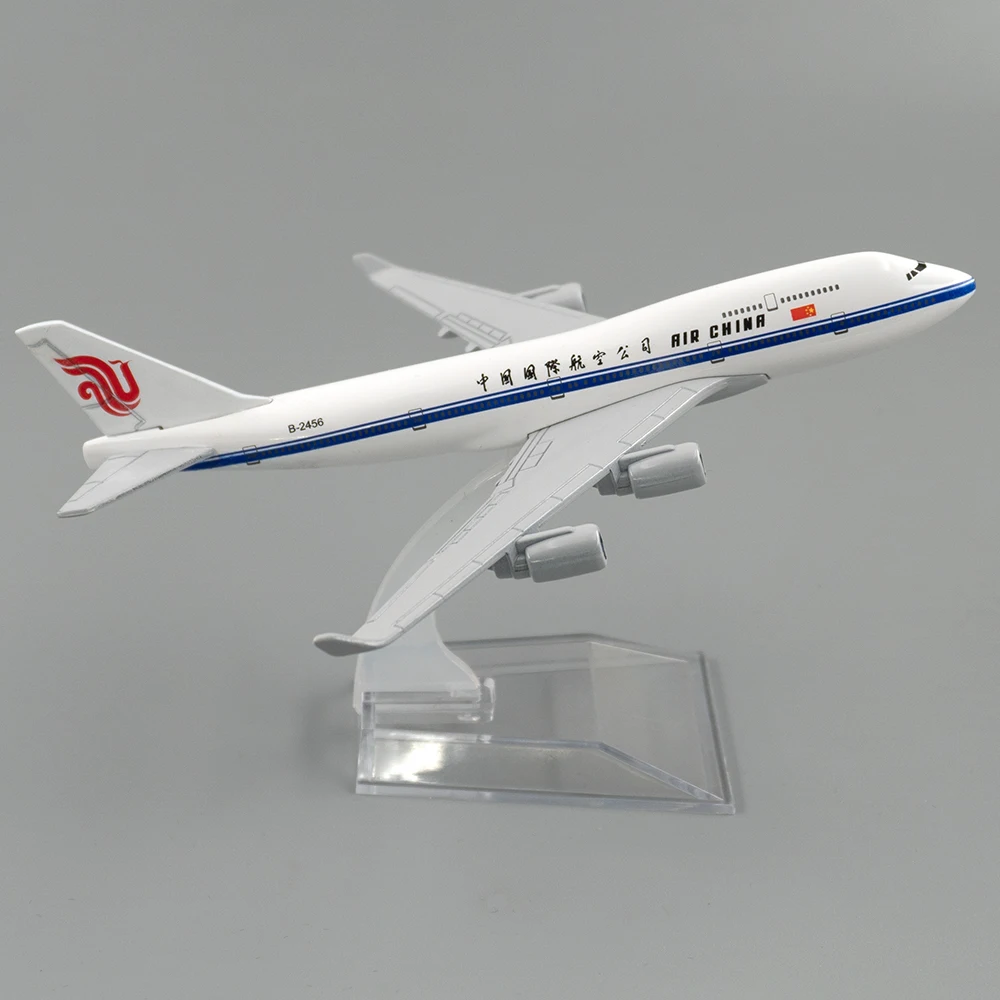 1/400 Legering Boeing 747 Air China Model 16Cm B747 Vliegtuig Speelgoed Miniatuur Vliegtuigen Kinderen Kids Gift Voor Collection