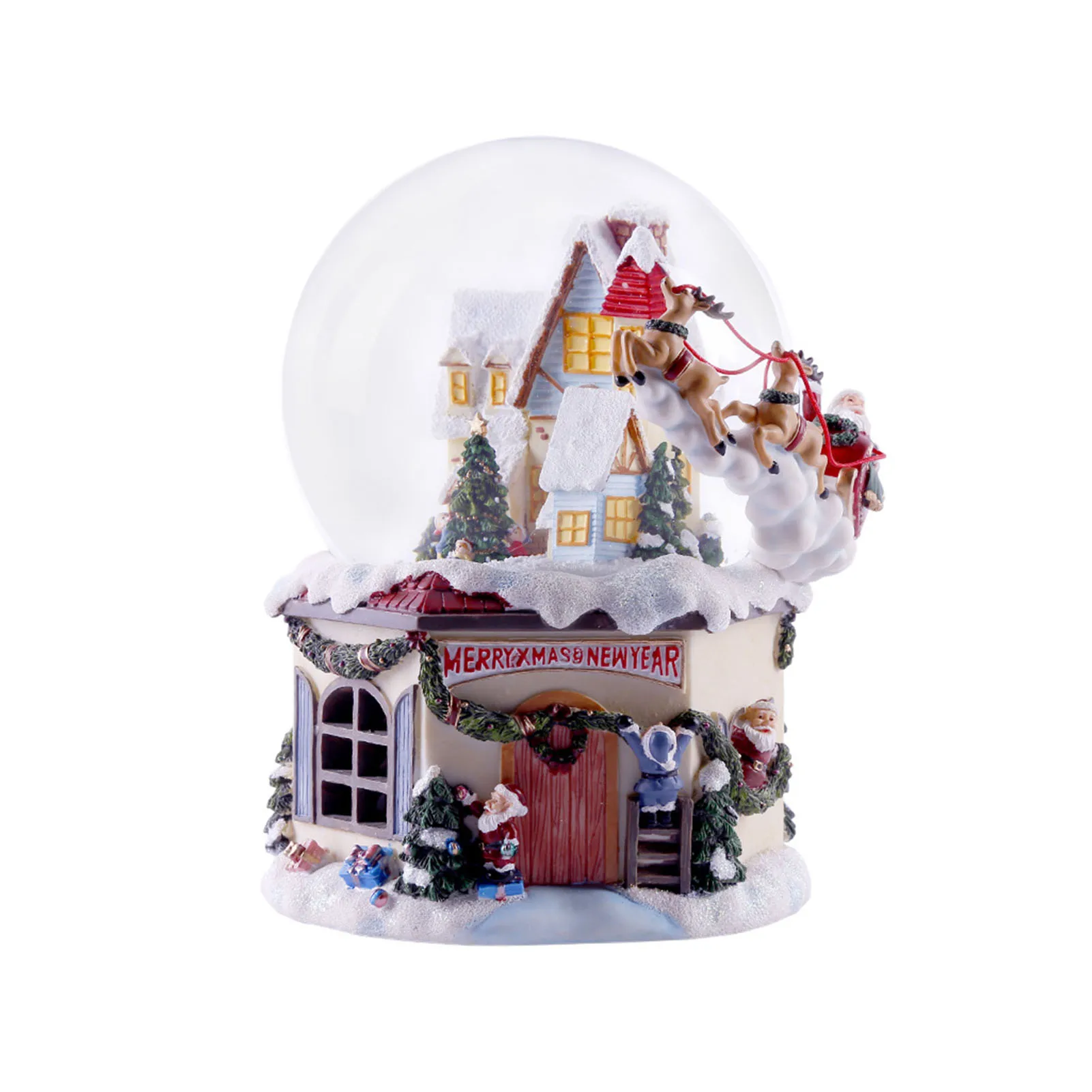 

Musical Snow Globe - Snow Globe Christmas - Snow Globe Santa - Resinic Musical Snow Globe Home Decoration Crafts For Children Gi