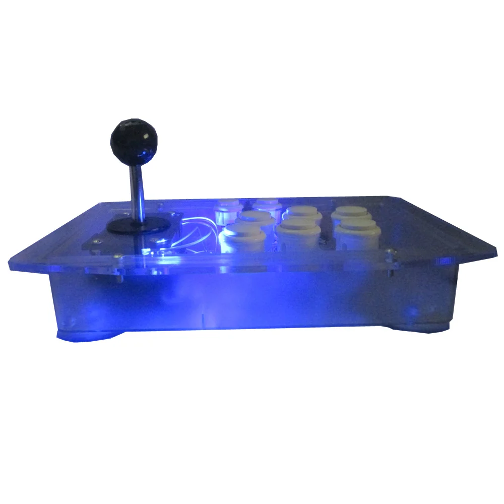 Cdragon Arcade Joystick White Box Led Light USB Fighting Stick Gaming Controller Gamepad Video Game For PC Desktop Computers | Электроника
