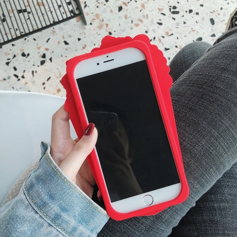 Милый чехол для телефона с изображением попкорна iPhone X XR XS Max 6 S 7 8 Plus мультяшный