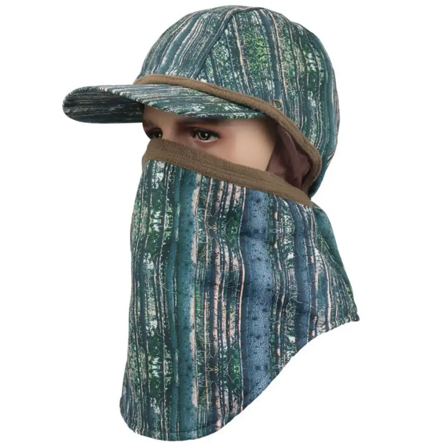Лидер продаж камуфляжные кепки 2 в 1 с изображением настоящего дерева AP маска для