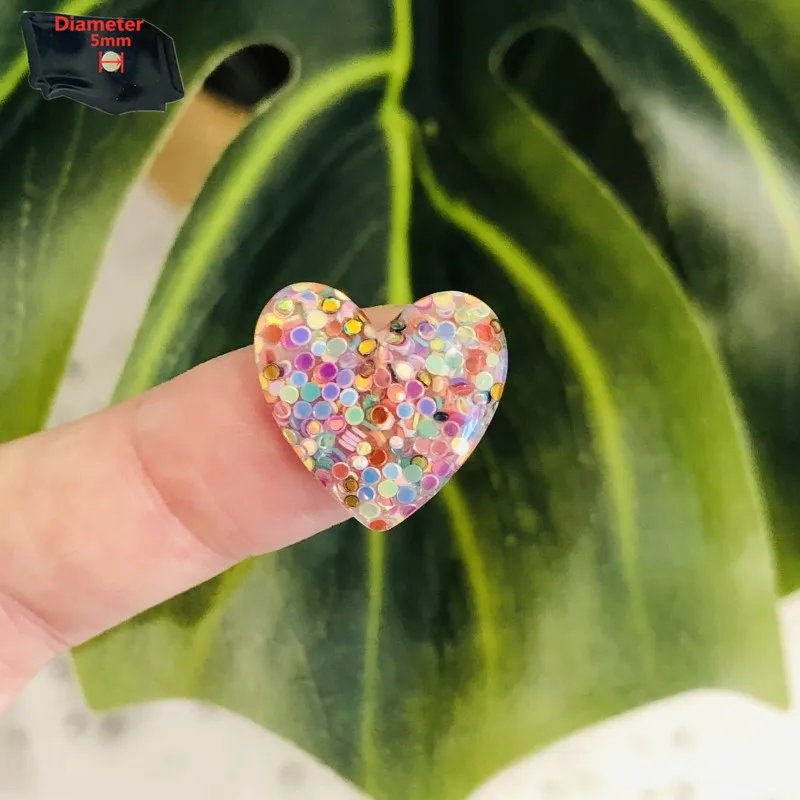 5PCS Resin Creative Cartoon Love Fridge Magnetic Sticker Various Colorful Heart Refrigerator Magnets Home Decoration Paste Toy | Дом и сад