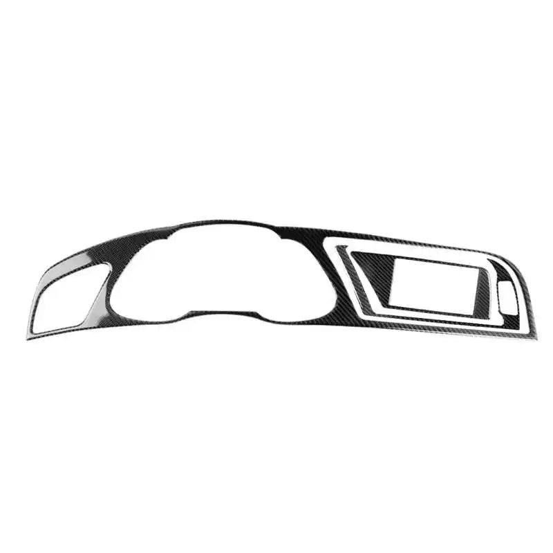 

Fit For Audi A4L B8 RS4 carbon fiber main driving center control instrument panel decorative panel ar accessories