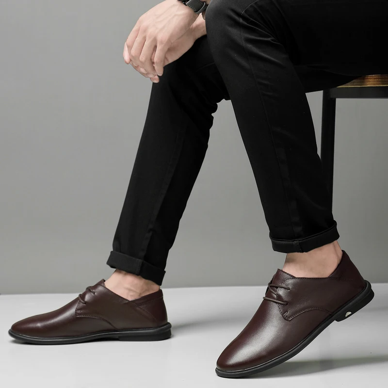 

Casual Sports Shoes 2020 New Men Shoes Casual Breathable Men's Leather Mens Causal Man Shoe Fashion Sport Sneaker Sneakers