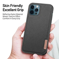for apple iphone 12 pro max 11 pro max 12 mini se 2020 case fabric silicone tpu soft edge textured protective phone case cover