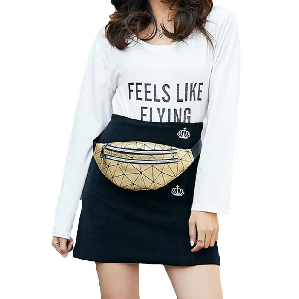 4 Цвета поясная сумка для дамские туфли из PU искусственной кожи (полиуретан) с