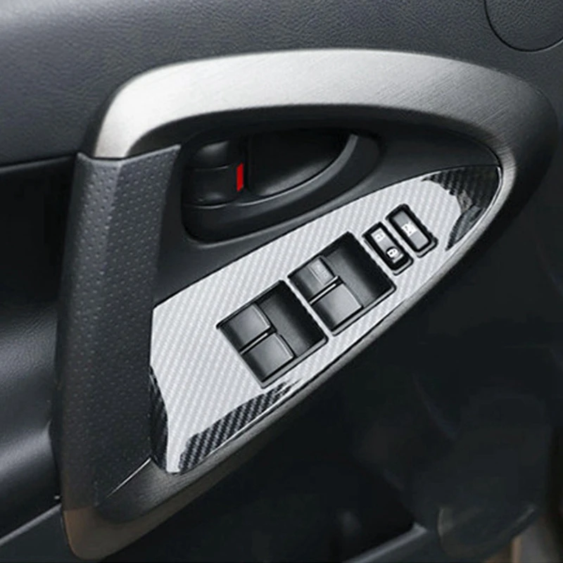 

Car Dashboard Center Console Vent Frame Cover Sticker with Car Interior Door Handle Window Lift Switch Panel Bezel Trim