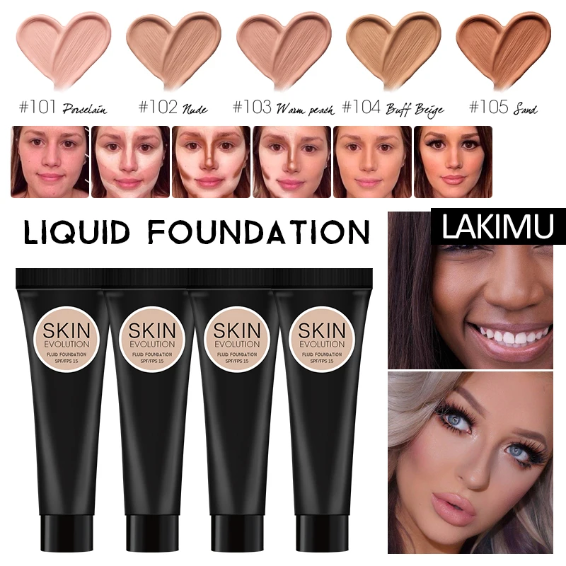 LIKIMU основа для макияжа BB крем лица Жидкий тональный консилер Невидимый полный