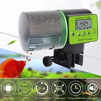 fish tank automatic fish feeder intelligent timing food feeding dispenser digital aquarium electrical plastic large capacity
