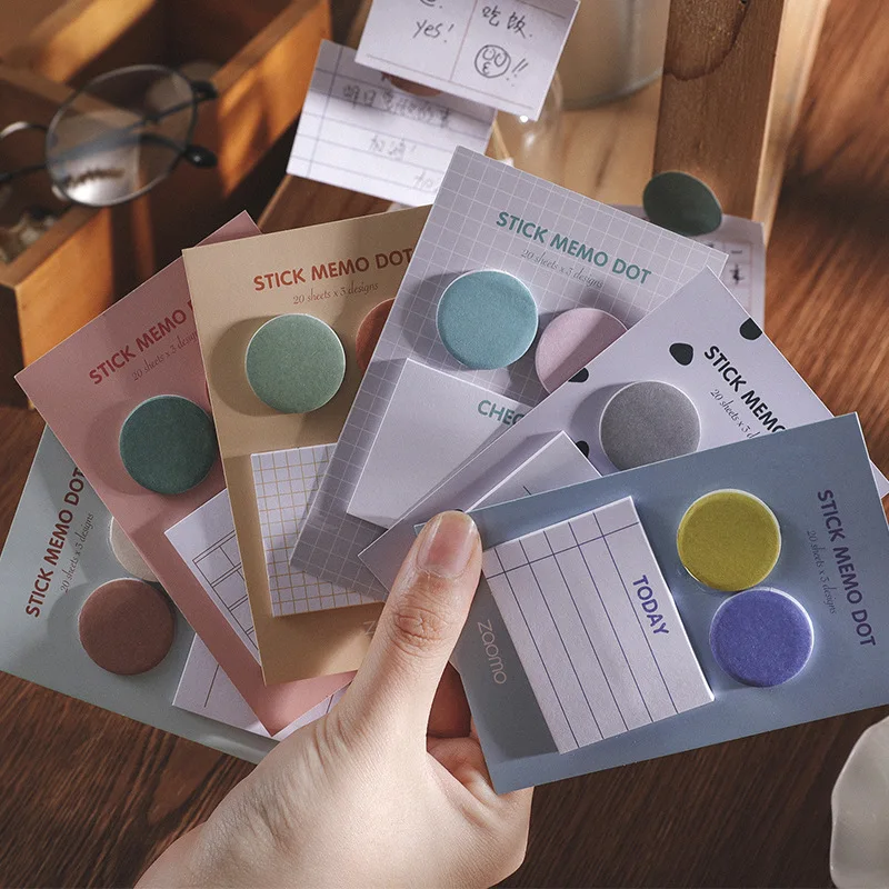 Новая простая палитра стикеры для оформления офиса записей канцелярские