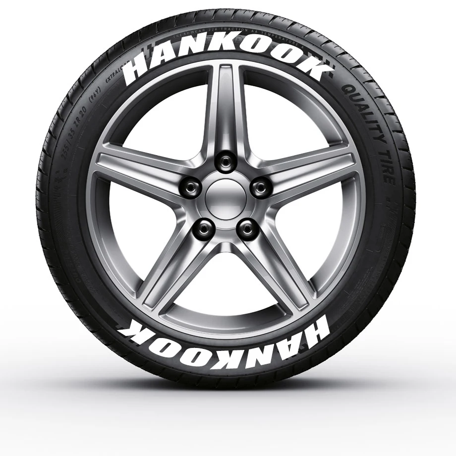 

8 компл./лот шин Декор Стикеры с надписями отдельных букв на заказ со своим наклейки постоянного ПВХ наклейка s для автомобильного тюнинга