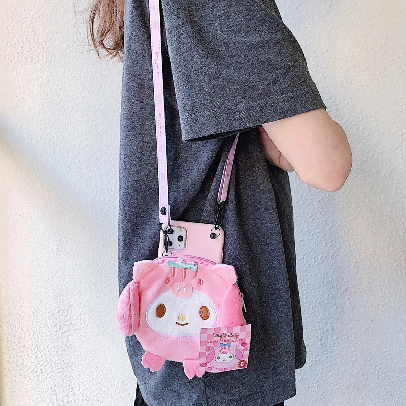 Чехол для iPhone 11 pro max с мультяшным рисунком, милая melody Cinnamoroll Обложка кошелька для iPhone XS max XR X 8 plus 6S 7+ ремешок в подарок