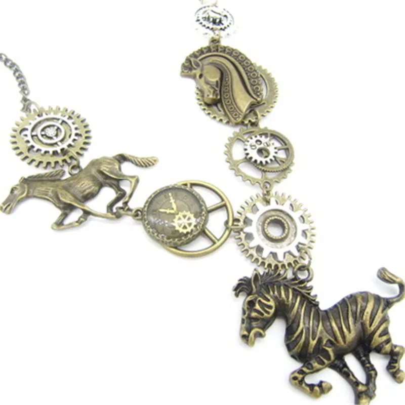 Стимпанк модное индивидуальное ожерелье для женщин стимпанк Ретро снаряжение