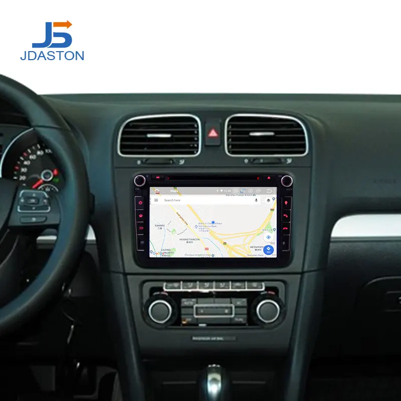 Автомобильный DVD плеер JDASTON 8 дюймов Android 10 0 для Volkswagen POLO PASSAT Golf мультимедийный