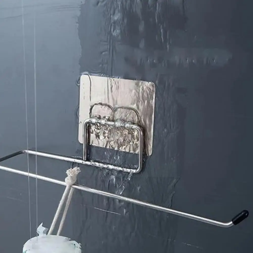 

Стальной кронштейн для ванной комнаты, вешалка для полотенец, Подвесная подставка для ванной, органайзер для кухонных полотенец, вешалка дл...