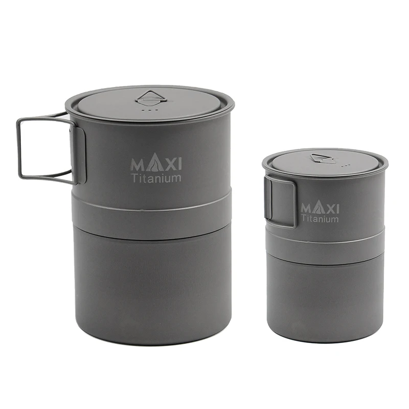 TOAKS MAXI Titanium Moka плита эспрессо кофейник Сверхлегкий Открытый Удобный мокко