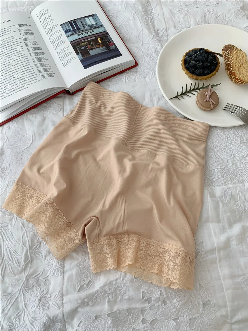 Летние безопасные шорты черные трусы со средней талией женское нижнее белье