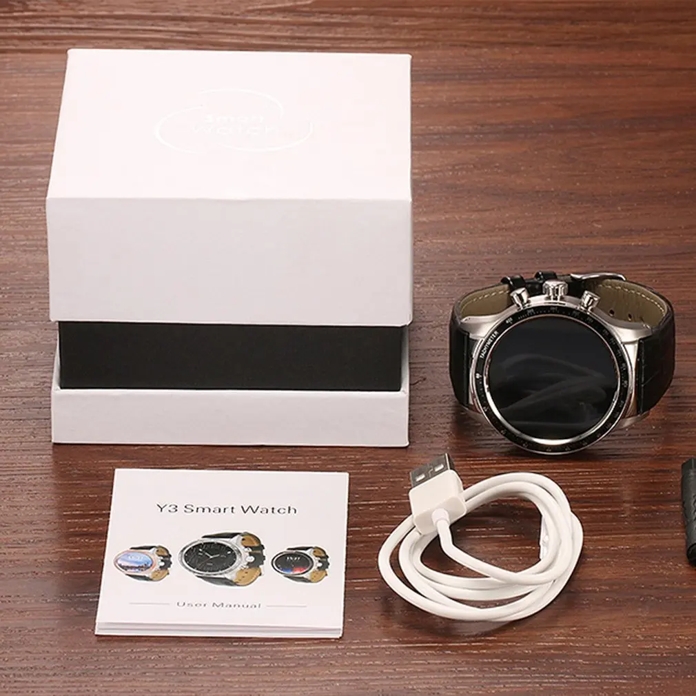 Y3 Android 5 1 Смарт-часы с sim-слотом Водонепроницаемый Bluetooth gps Smartwatch мужские/женские