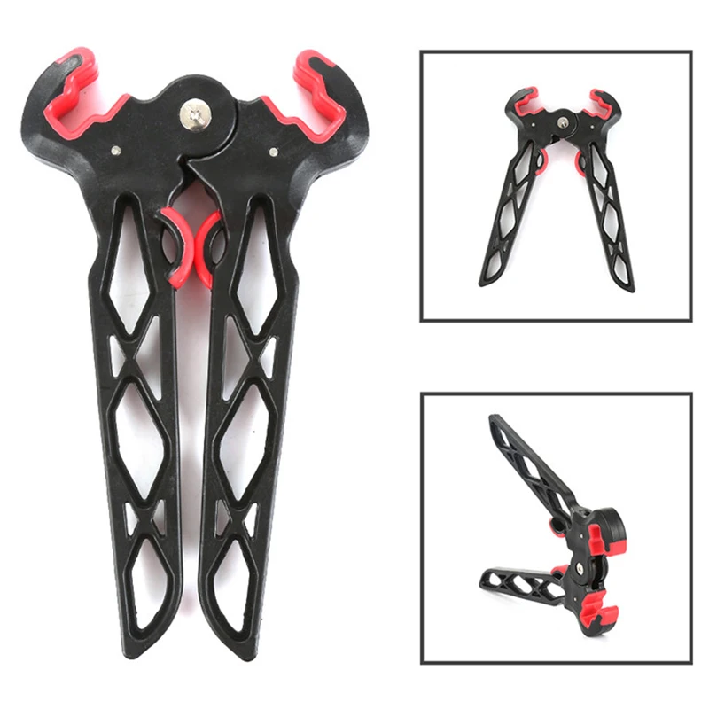 Блочный лук стенд держатель Kick Stand стрельба из лука легкие стойки ленточки с