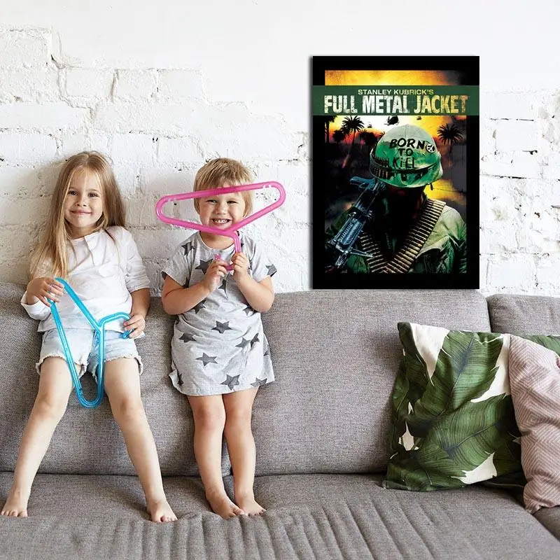 Goedkoop Full Metal Jacket Movie Poster En Prints Art Canvas Muur Foto 'S Voor Woonkamer Huisinrichting 1T