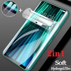 Гидрогелевая пленка с полным покрытием для Sony Xperia 1 1ii 5 5ii 8 Lite Plus 5Plus ii +, пленка для объектива камеры, Защитная пленка для экрана, не стекло