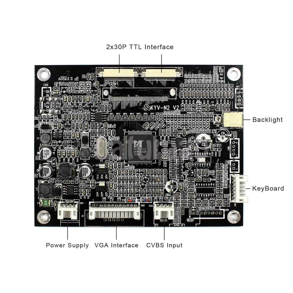 Latumab 10 4 дюйма 800X600 ЖК-экран A104SN03 V1 с HDMI + VGA AV ЖК-плата контроллера | Компьютеры и