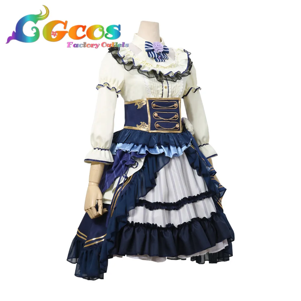 CGCOS Косплэй костюм Bang Dream! Благородная Роза Ринко широкейн платья одежда Униформа
