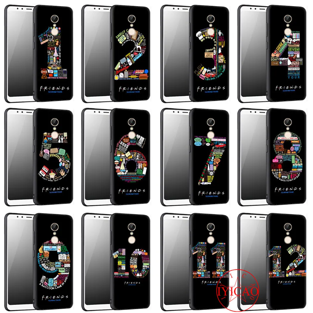Мягкий чехол для телефона с изображением друзей ТВ шоу вентилятора Redmi Note Poco X2 K30 4X