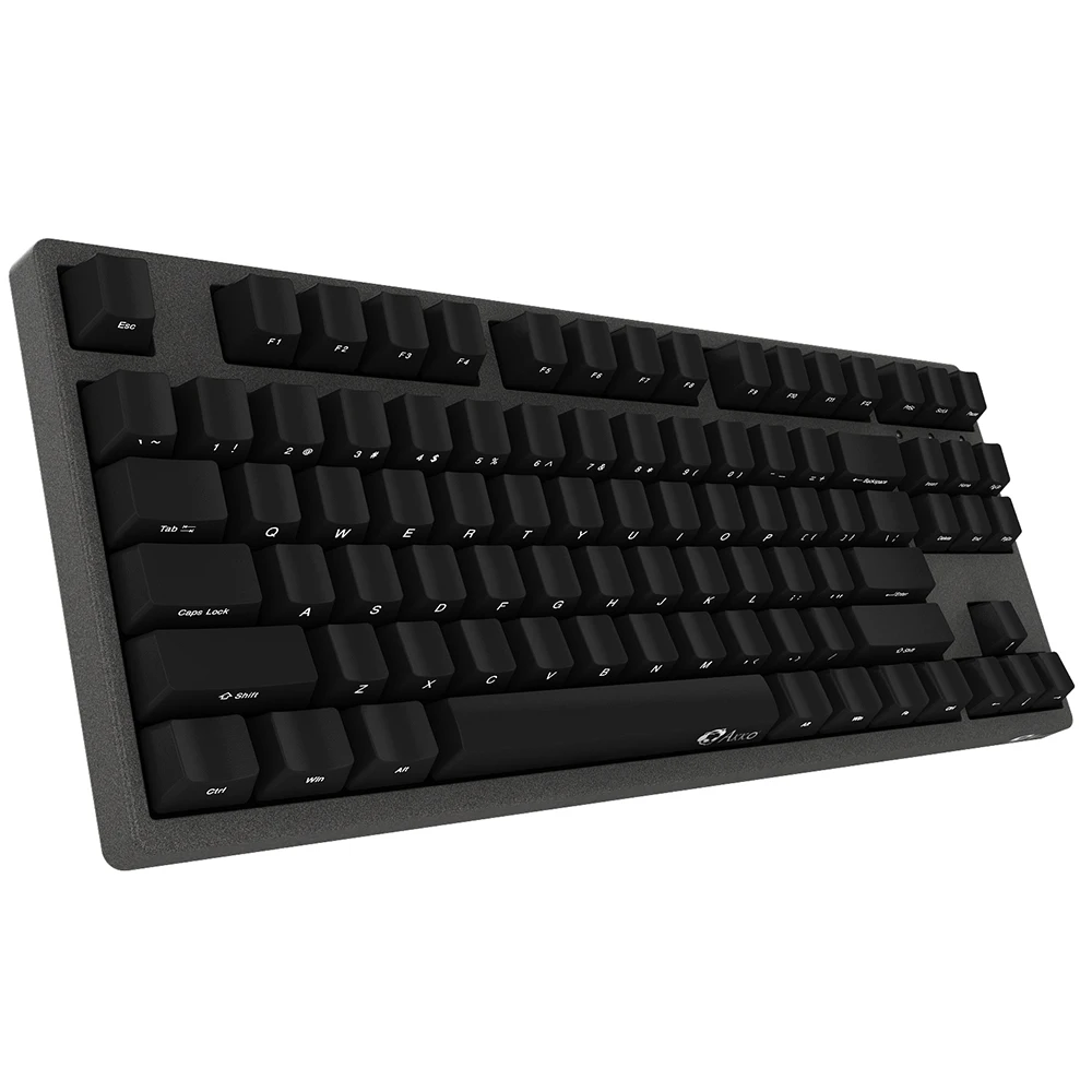 Black AKKO 3087 Проводная игровая механическая клавиатура Вишневый переключатель 85% PBT Keycap креативная боковая надпись для игр дома и офиса - Цвет: Black