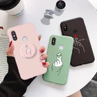 Силиконовый чехол с ремешком на запястье для Xiaomi Redmi Note 9, 8, 7, 6 Pro, 9S, 9A, 8T, 8A, 7A, 6A, 5A Plus, Mi Note 10, 9, 8 lite, с кольцом-держателем